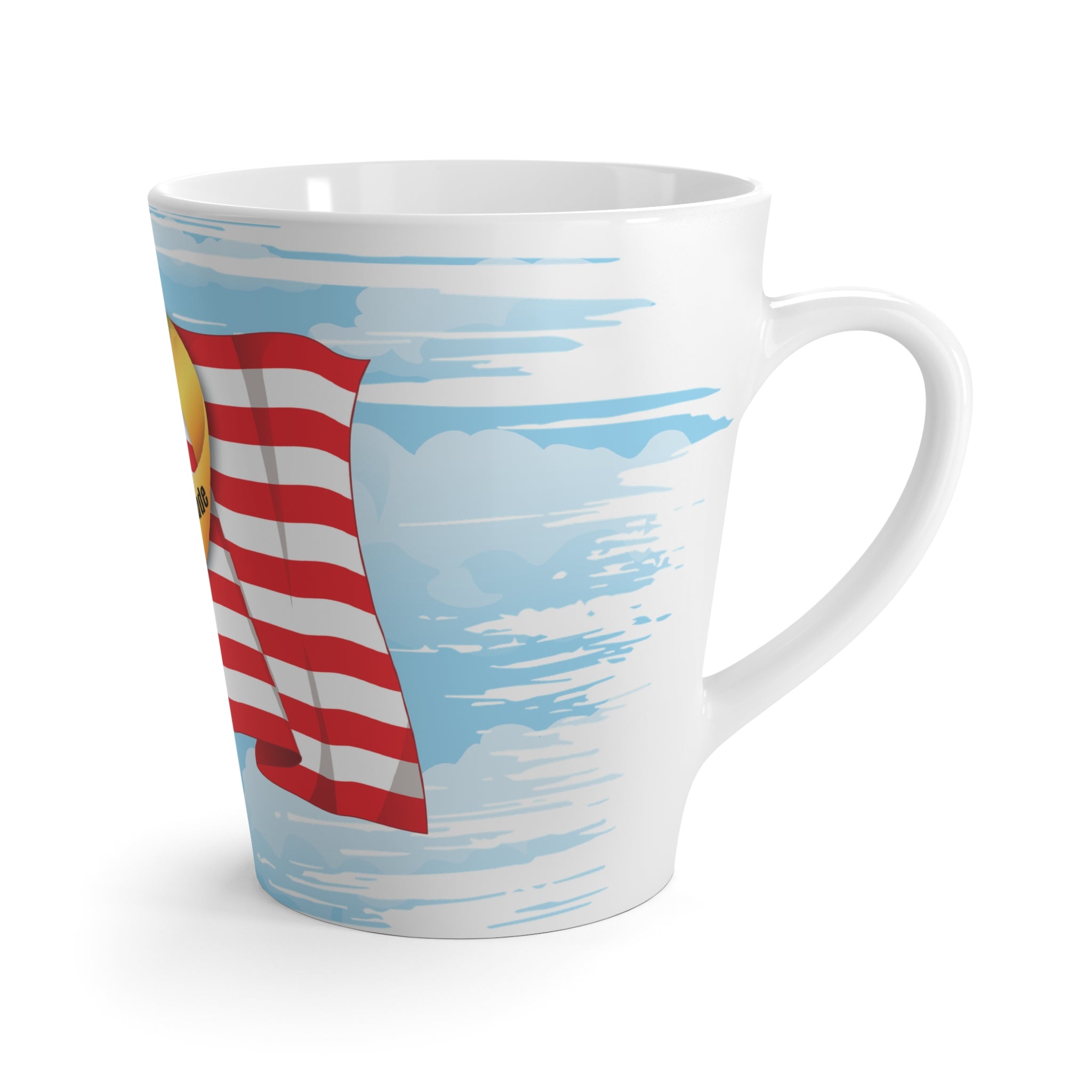 Latte mug - "Freedom Deserves Gratitude - Thank a Soldier"