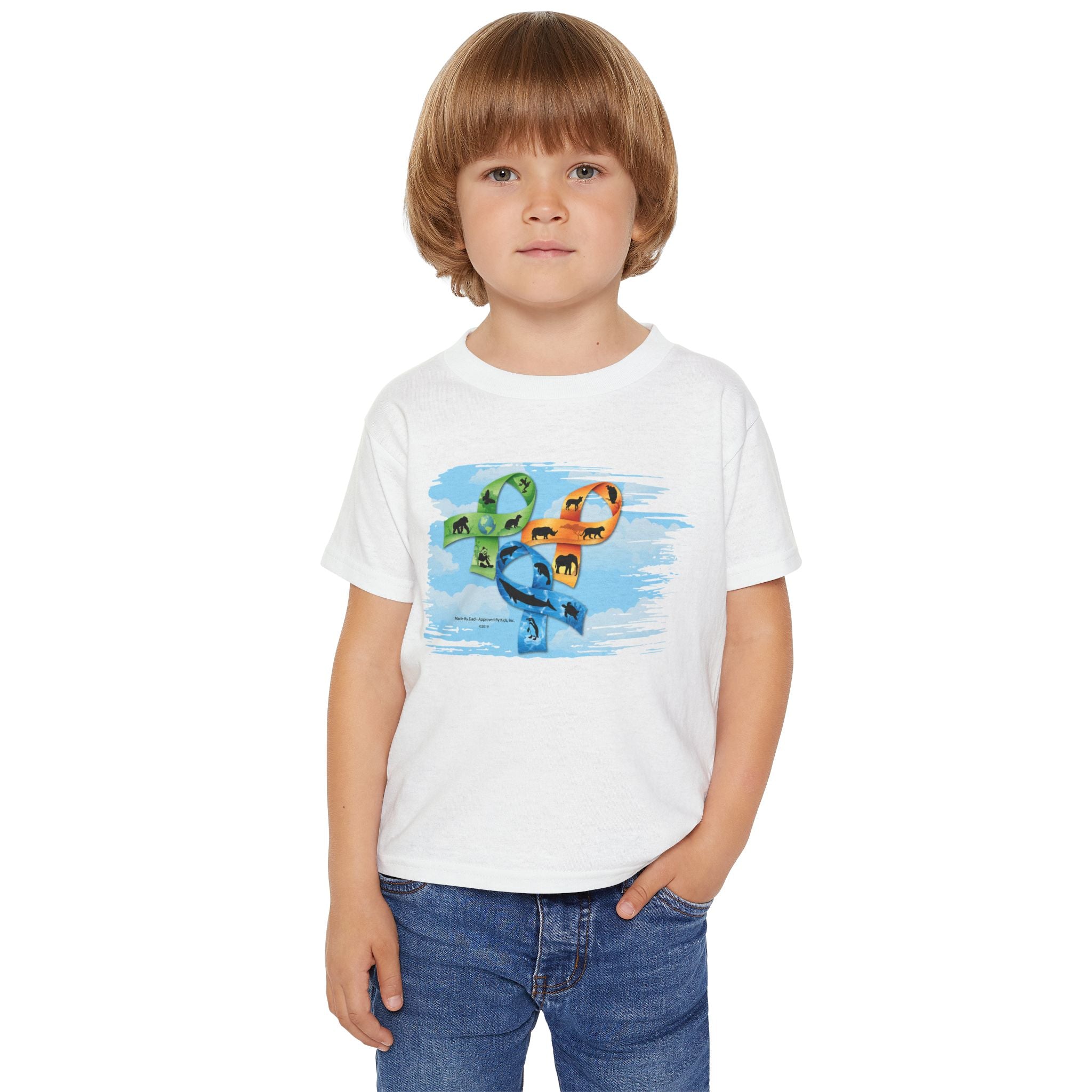 Toddler Tee - Endangered Animals on Land and Sea (2T thru 6 T)