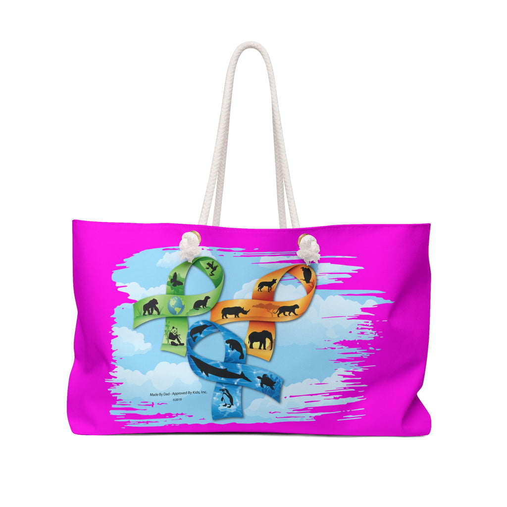 Weekender Bag; Earth's Animals