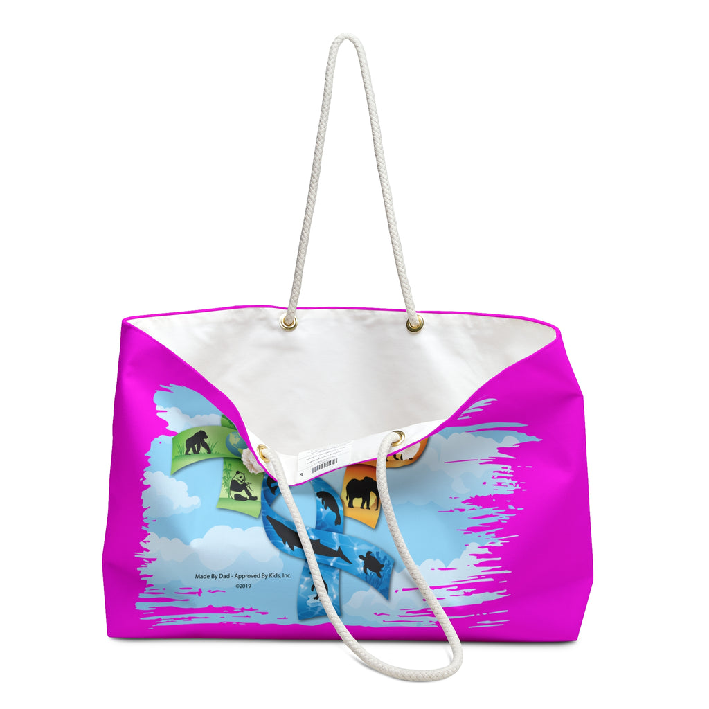 Weekender Bag; Earth's Animals