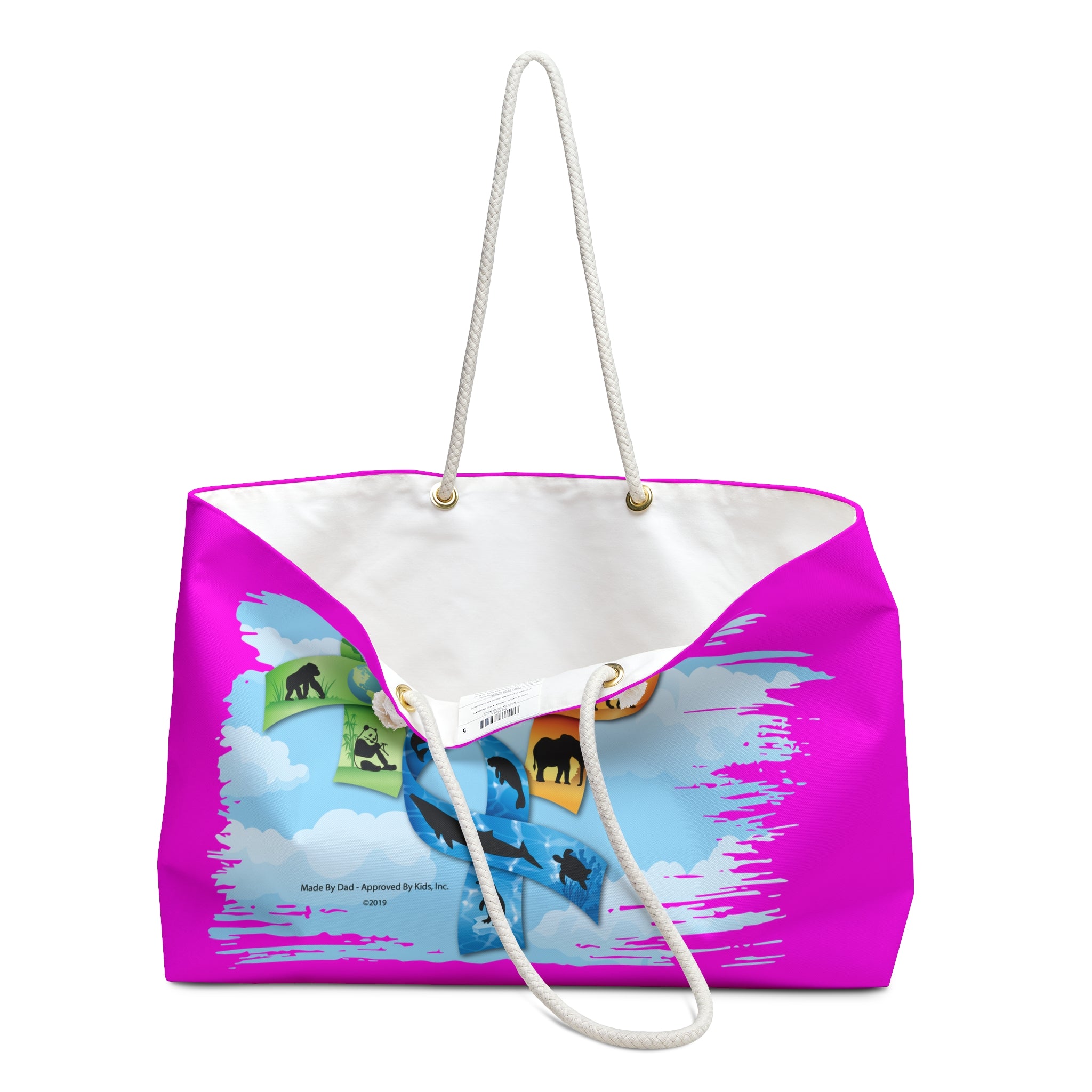 Weekender Bag; Earth's Animals