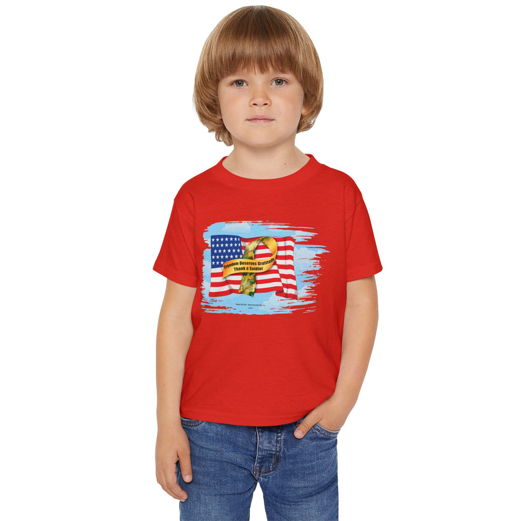 Toddler Tee - Freedom Deserves Gratitude (2T thru 6 T)