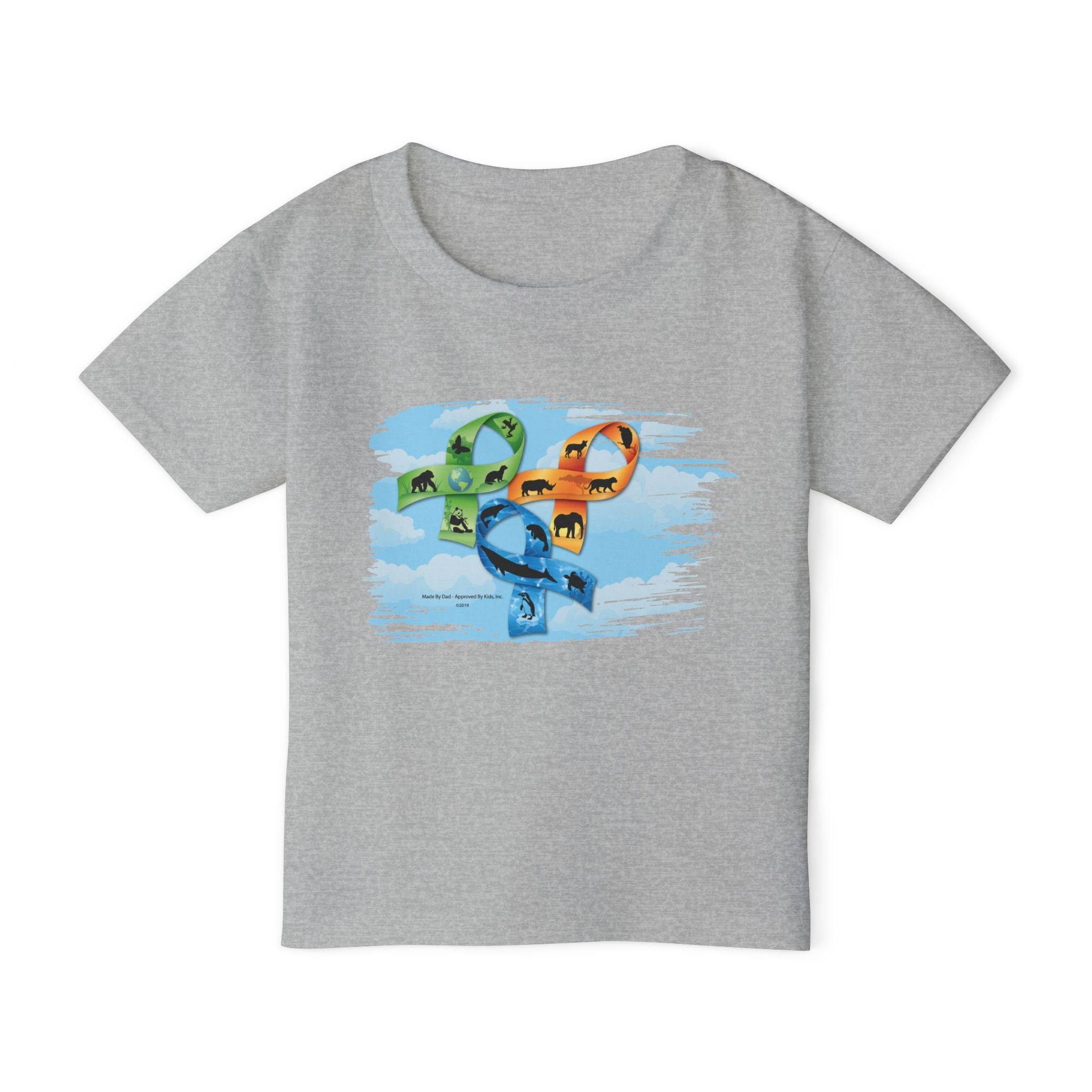 Toddler Tee - Endangered Animals on Land and Sea (2T thru 6 T)