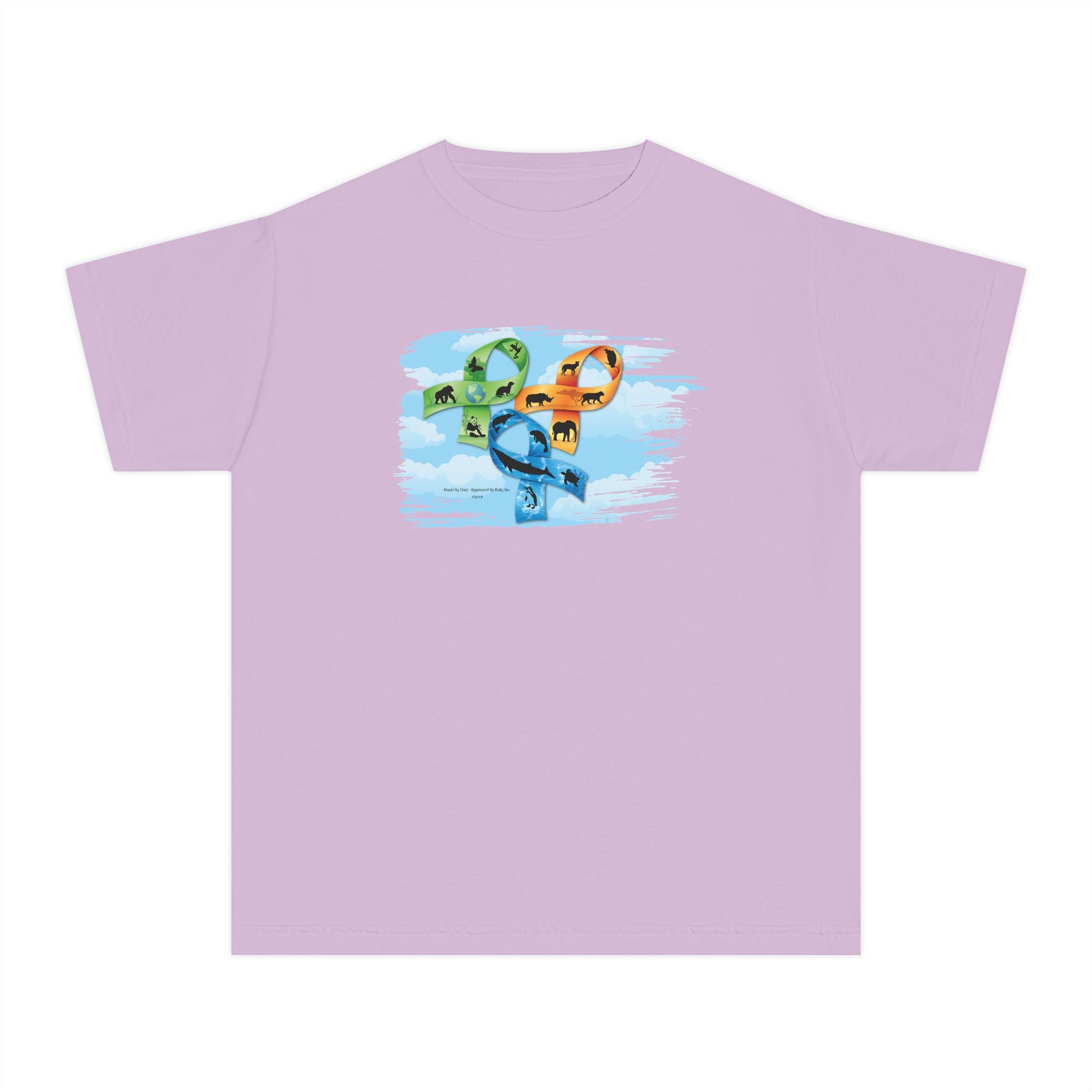Youth Tee —  Endangered Species Ribbons