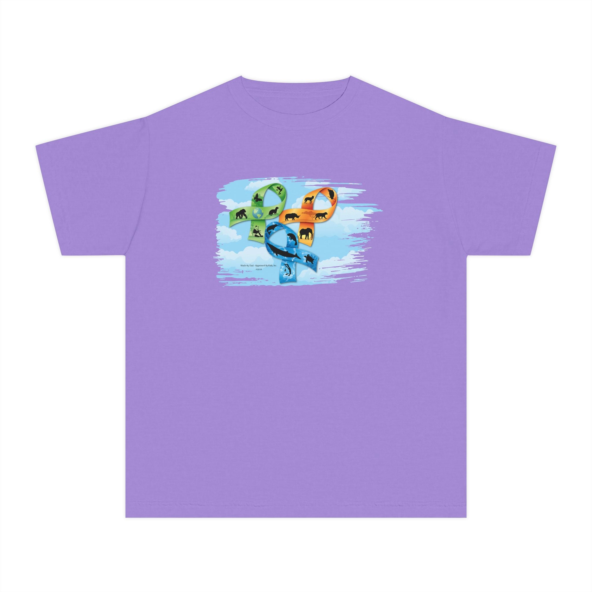 Youth Tee —  Endangered Species Ribbons