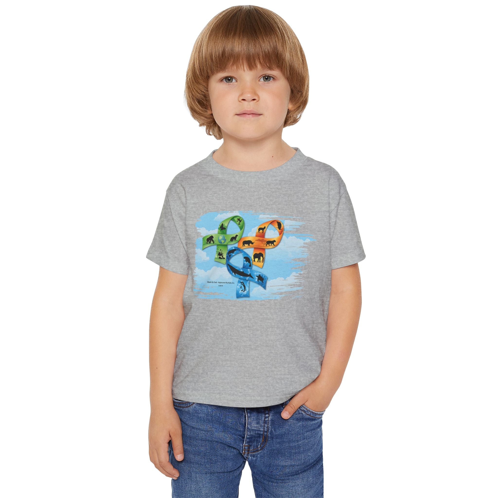 Toddler Tee - Endangered Animals on Land and Sea (2T thru 6 T)