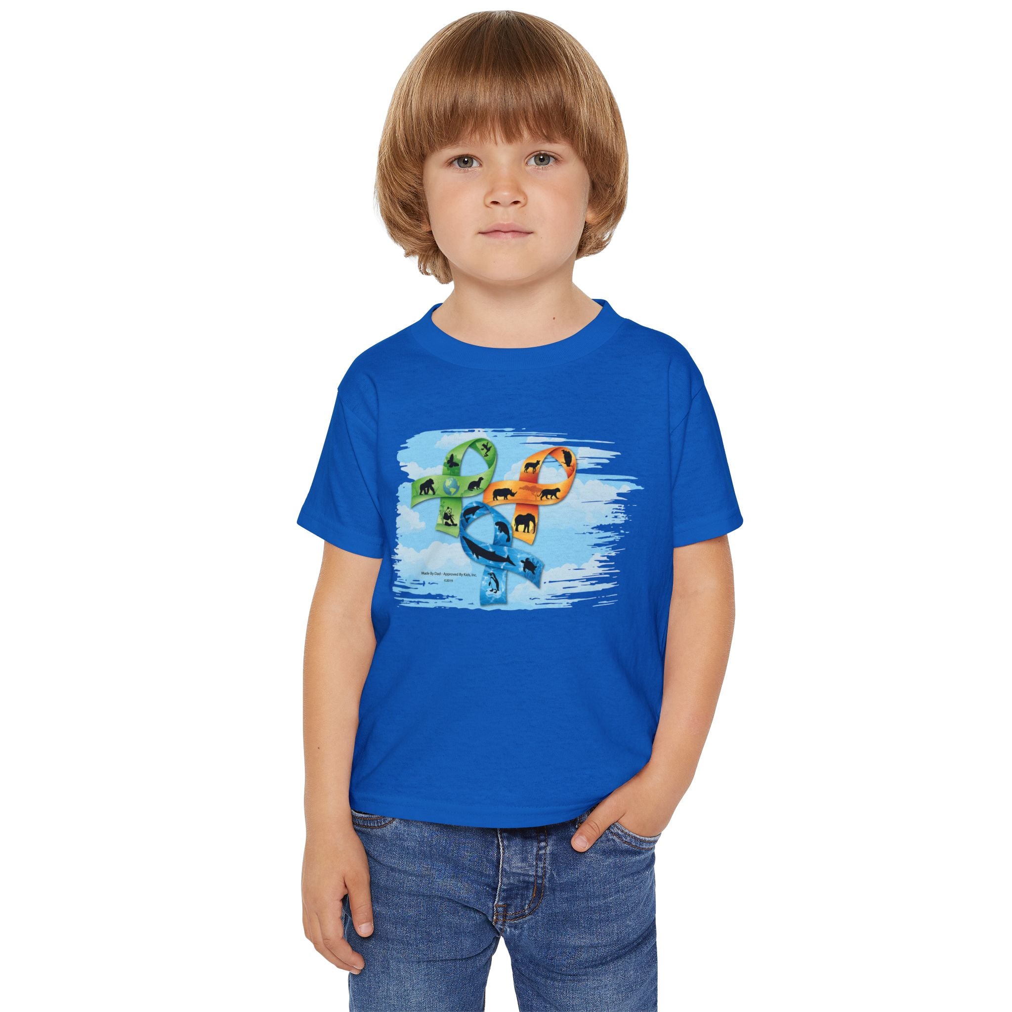 Toddler Tee - Endangered Animals on Land and Sea (2T thru 6 T)