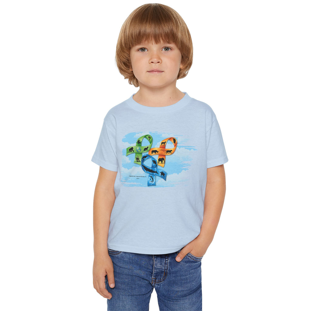 Toddler Tee - Endangered Animals on Land and Sea (2T thru 6 T)