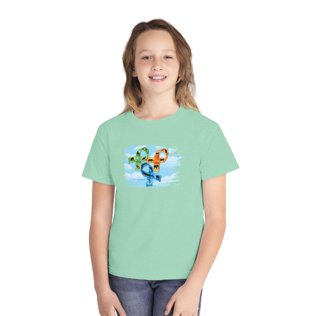 Youth Tee —  Endangered Species Ribbons