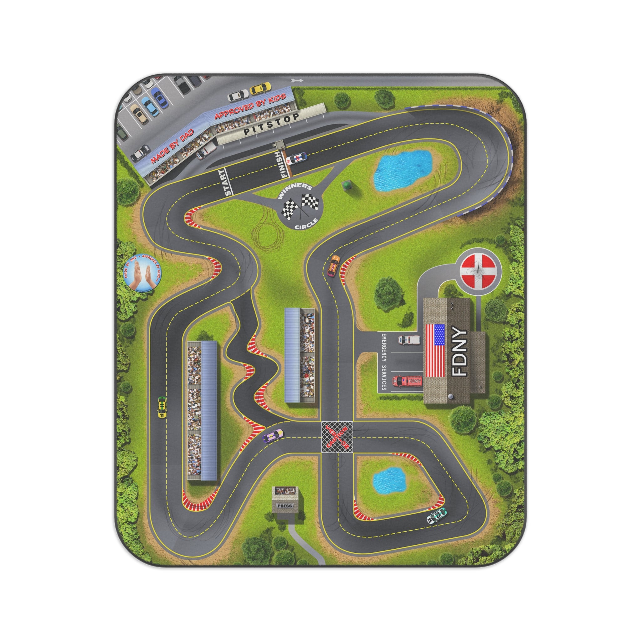 Picnic at the Racetrack BlanketPal™  (2 Family Sizes)