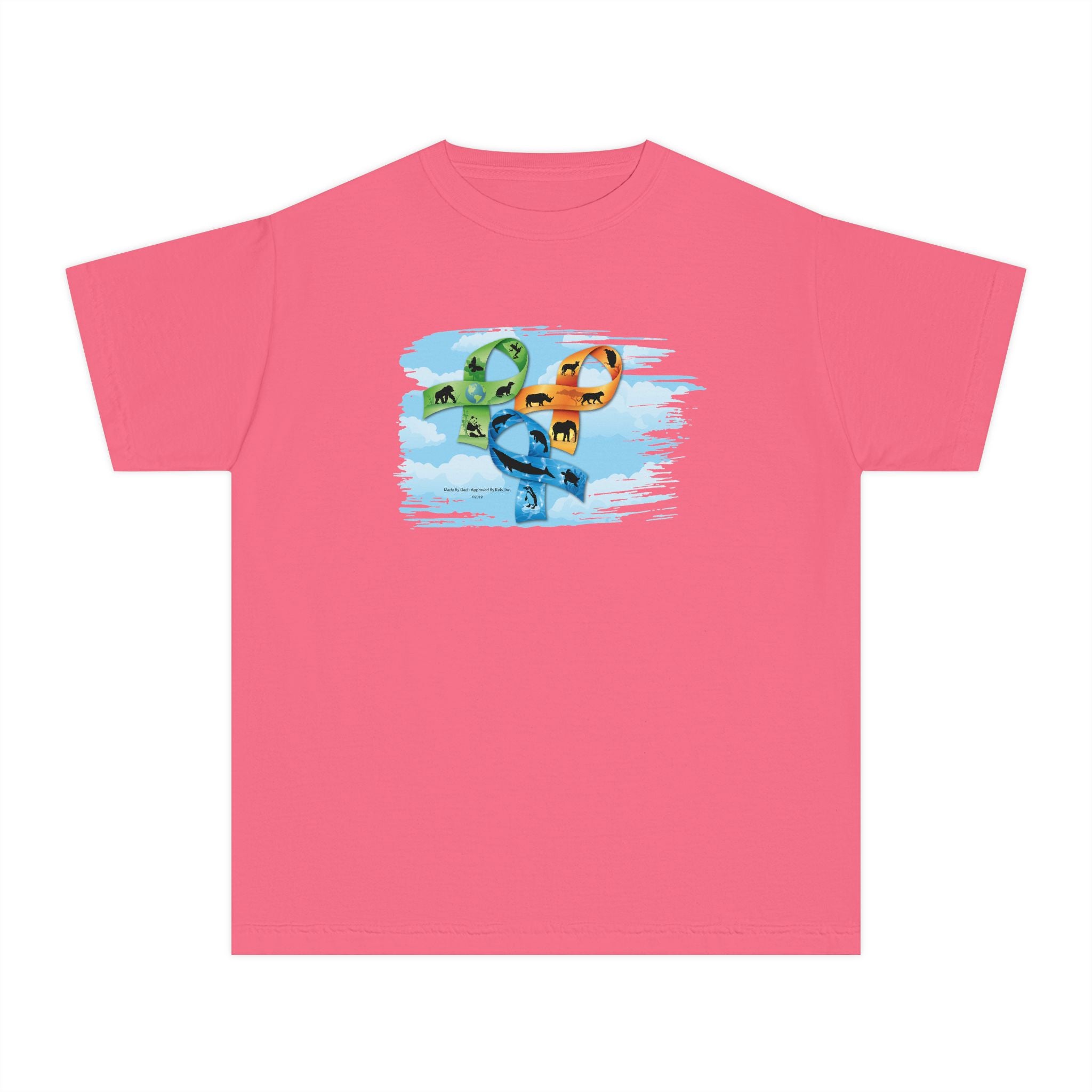 Youth Tee —  Endangered Species Ribbons