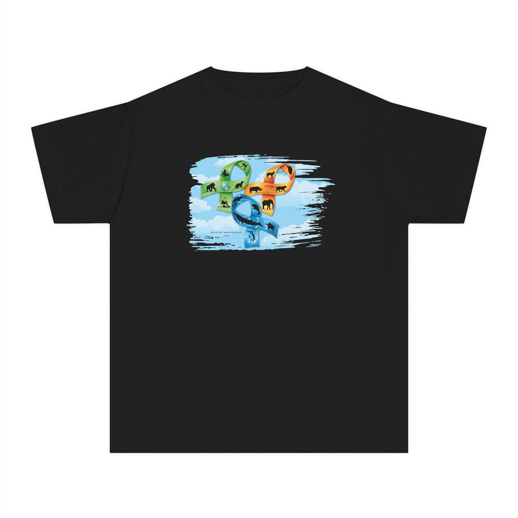 Youth Tee —  Endangered Species Ribbons