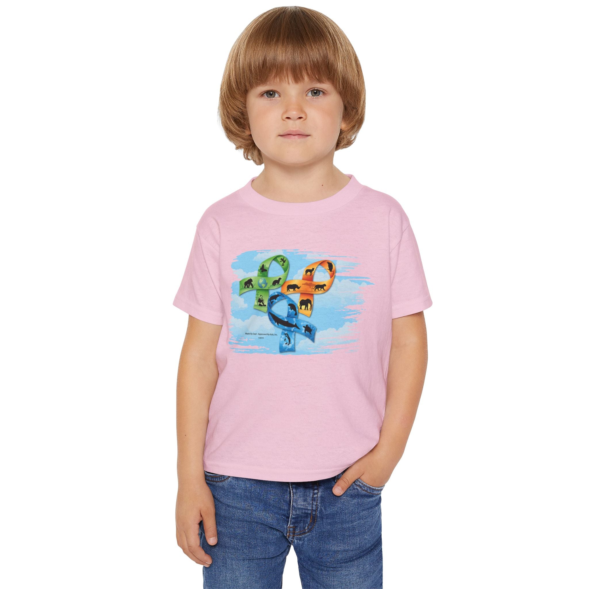 Toddler Tee - Endangered Animals on Land and Sea (2T thru 6 T)