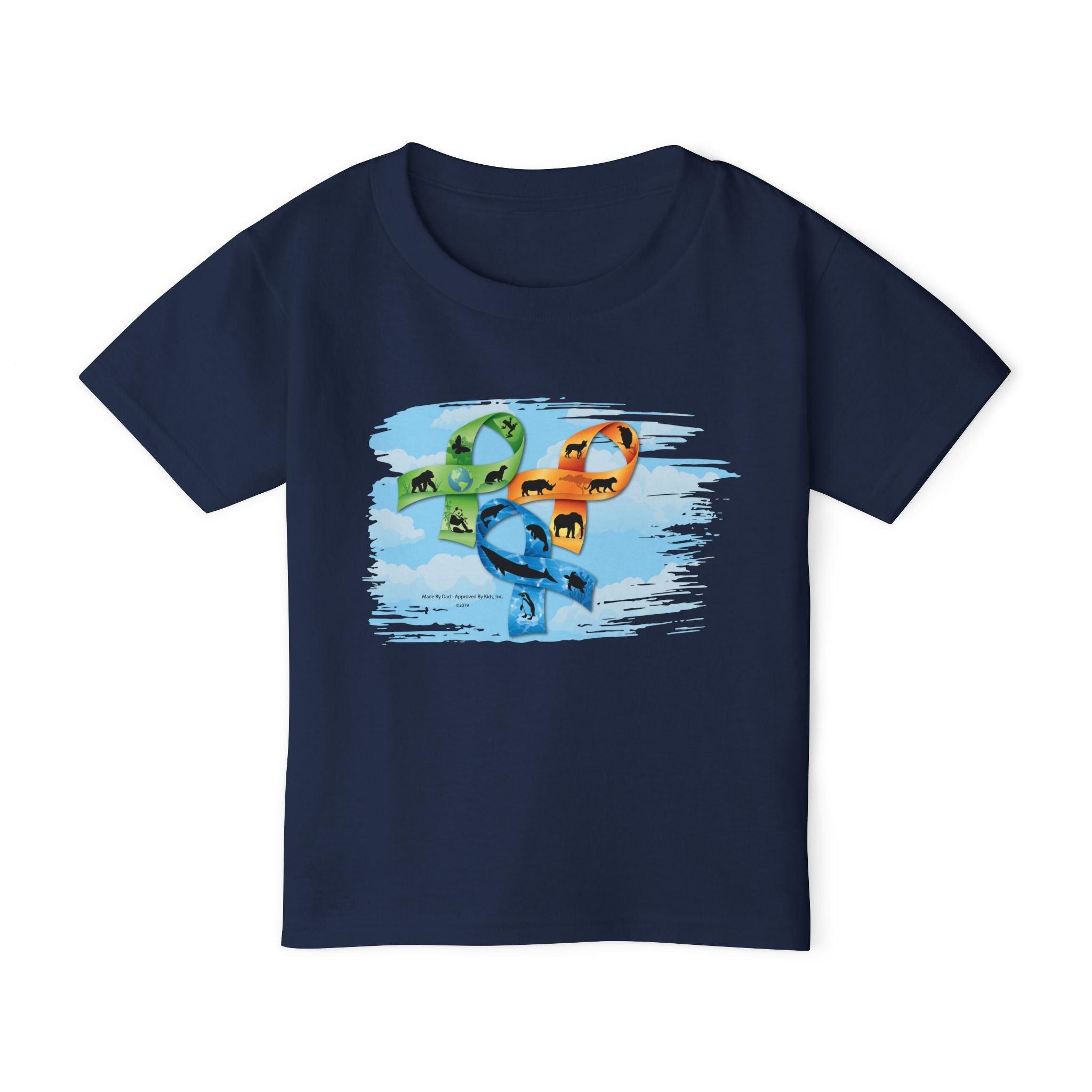 Toddler Tee - Endangered Animals on Land and Sea (2T thru 6 T)