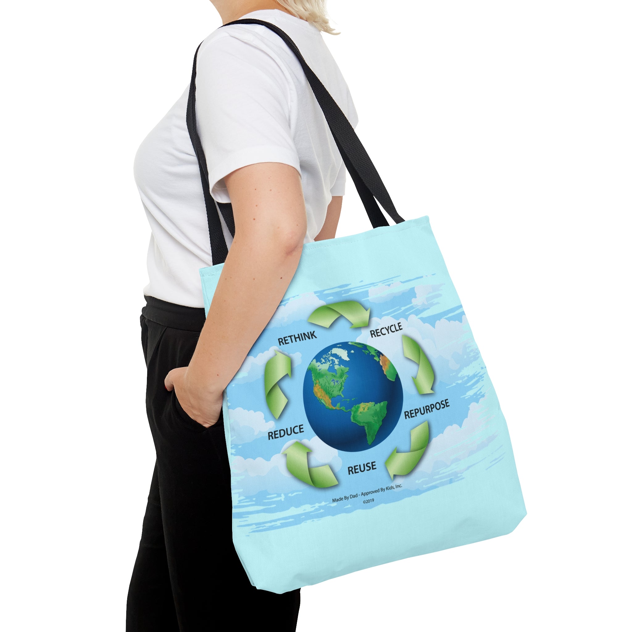 Tote Bag;  Rethinking Recylcing