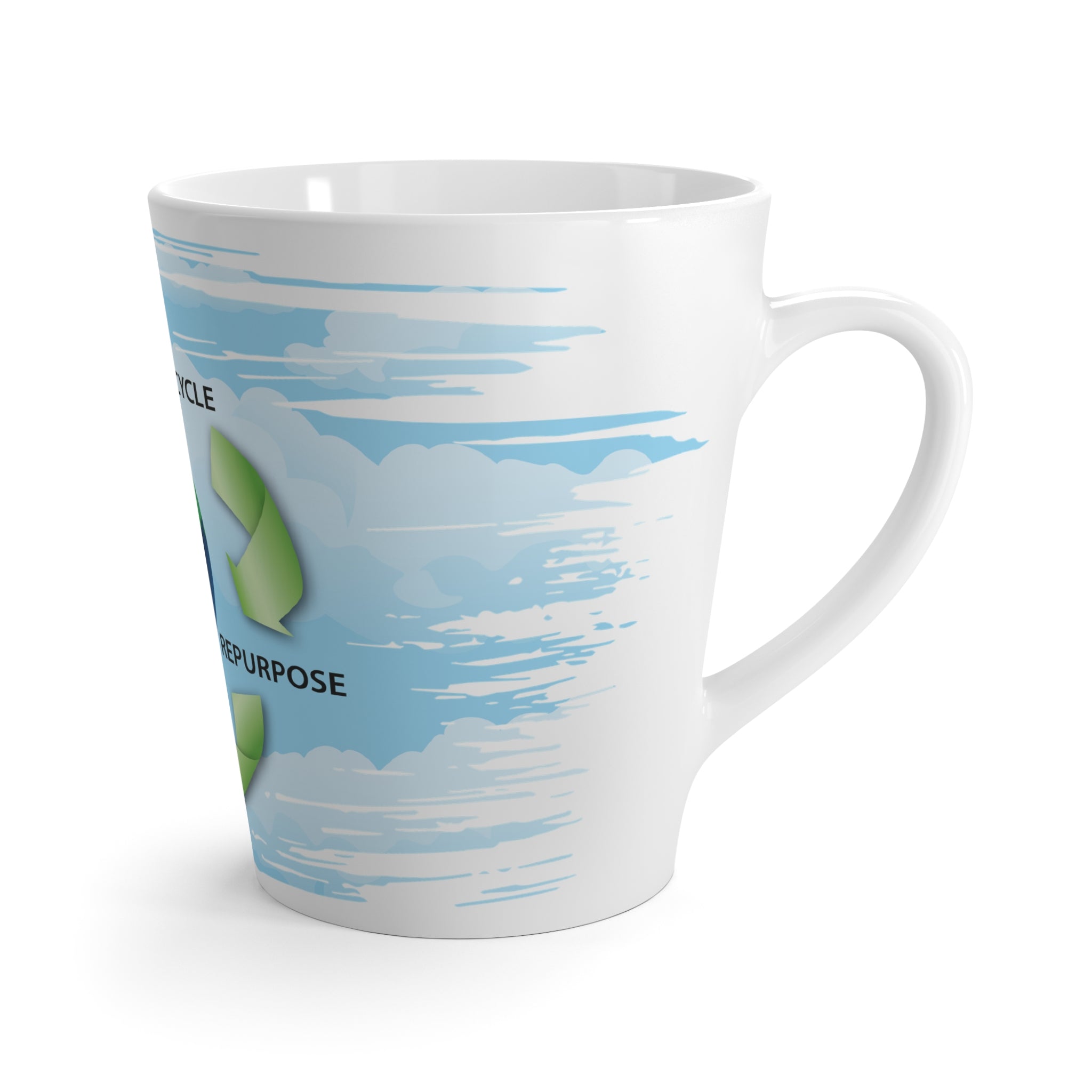 Latte Mug - "Rethinking Recycling"