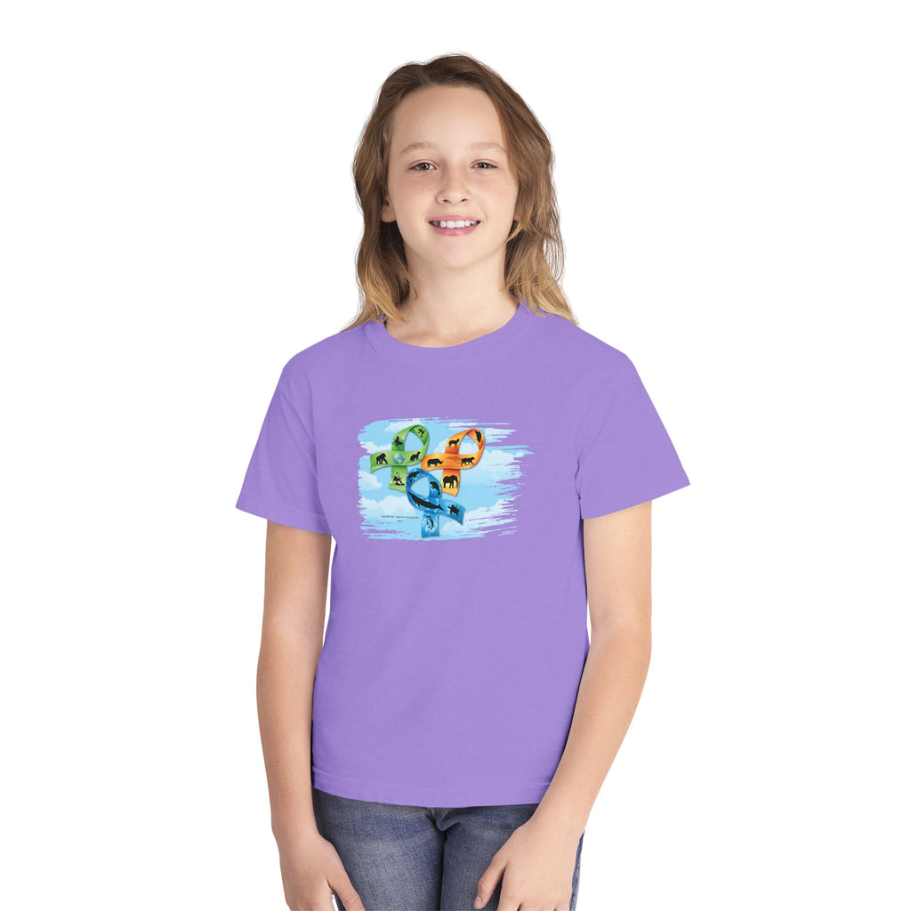 Youth Tee —  Endangered Species Ribbons