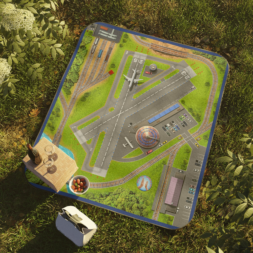 Picnic at the Airport BlanketPal™  (2 Family Sizes)