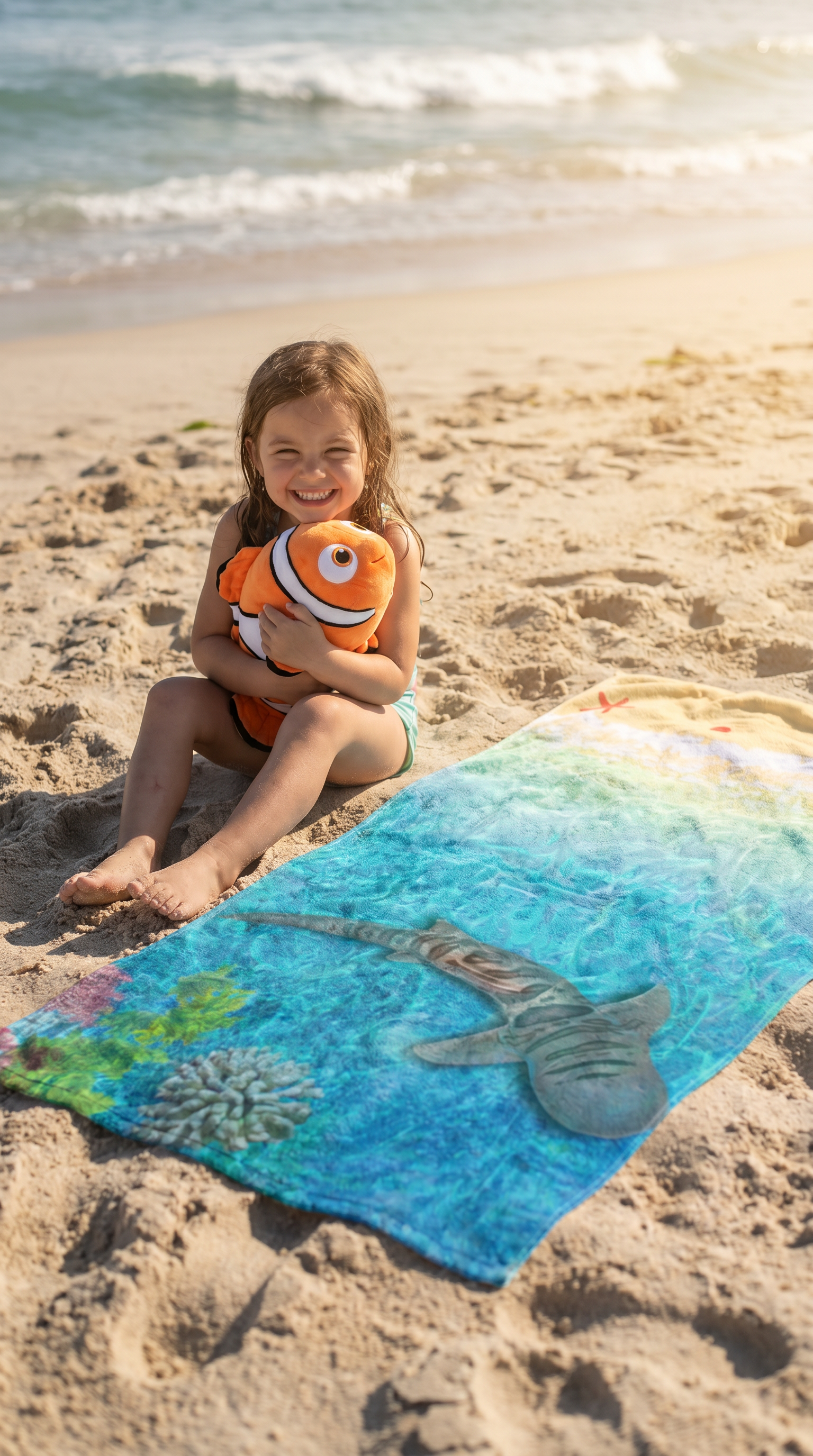 Towel-Pal™ at Coral Bay Beach (37" × 22")