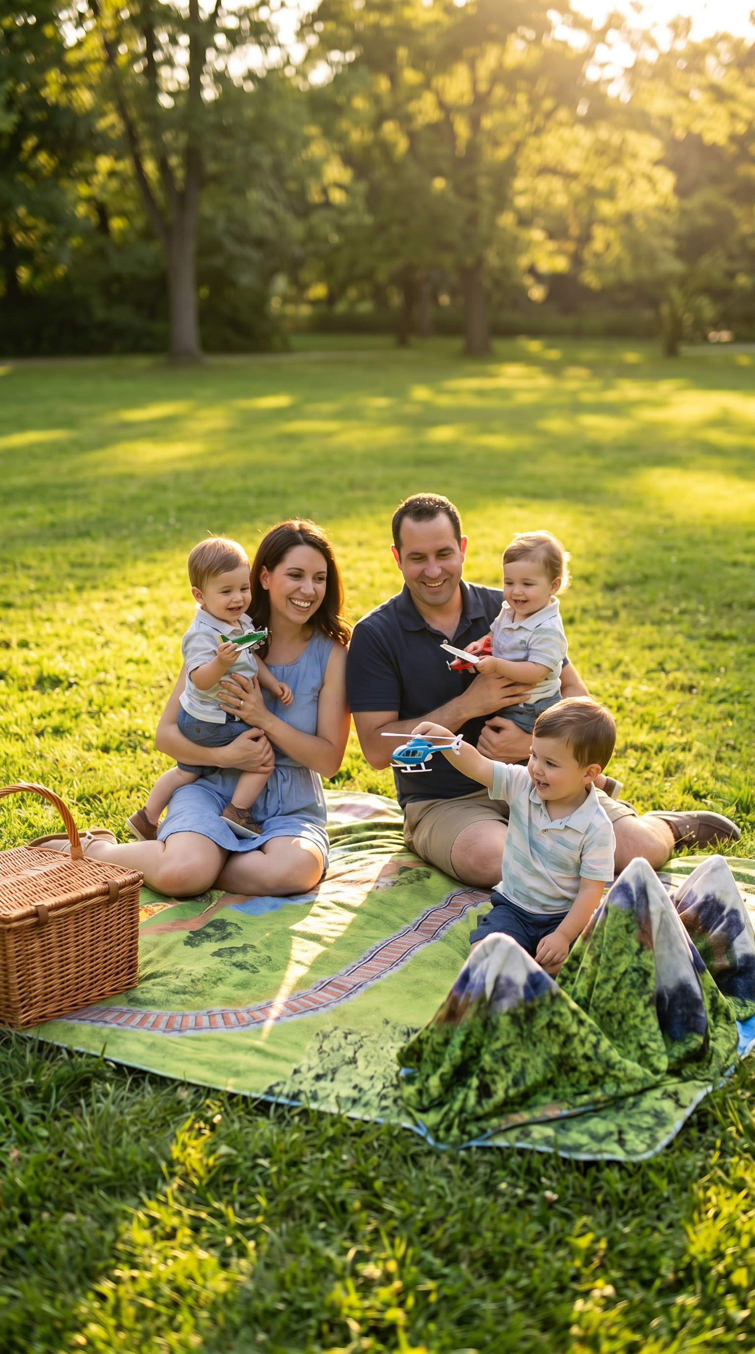 Picnic at the Airport BlanketPal™  (2 Family Sizes)