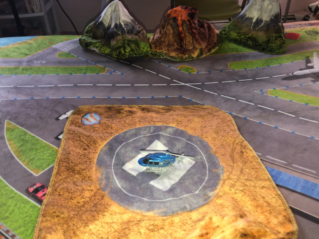 Craters and Dirt, Helipad Included