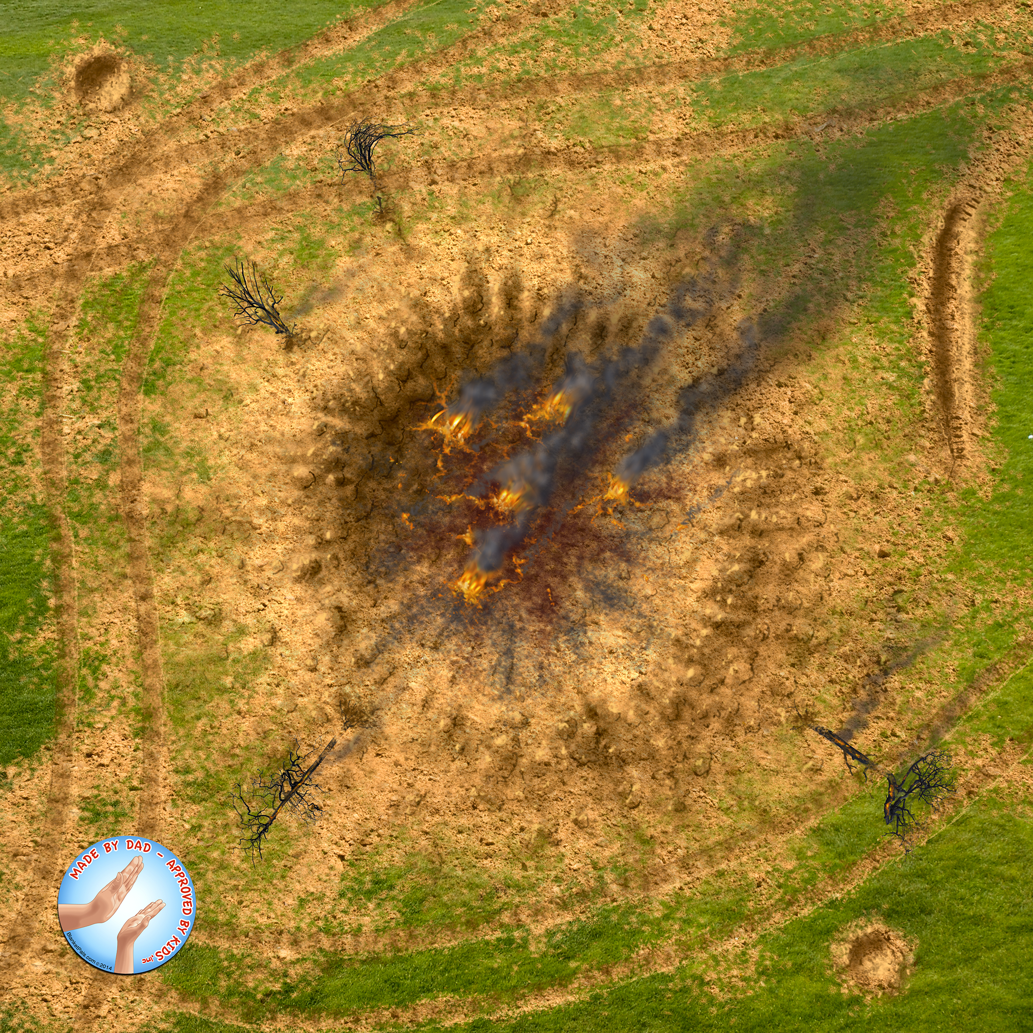 Craters and Dirt, Helipad Included