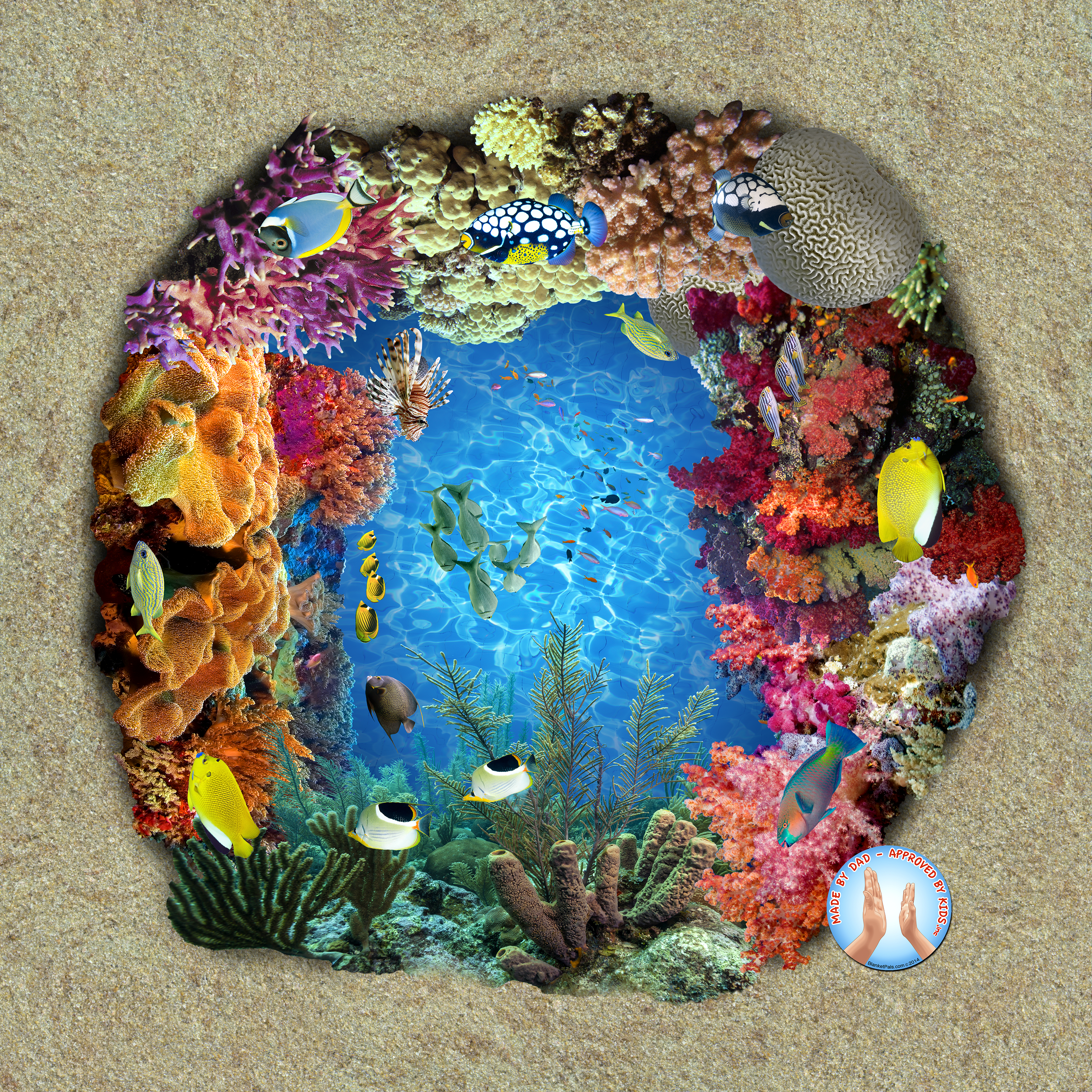 Hawaiian Coral Reefs and Wave Included