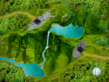 Load image into Gallery viewer, Granite Tunnel and Smoky Mountain, Helipad Included