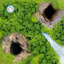 Load image into Gallery viewer, Granite Tunnel and Smoky Mountain, Helipad Included