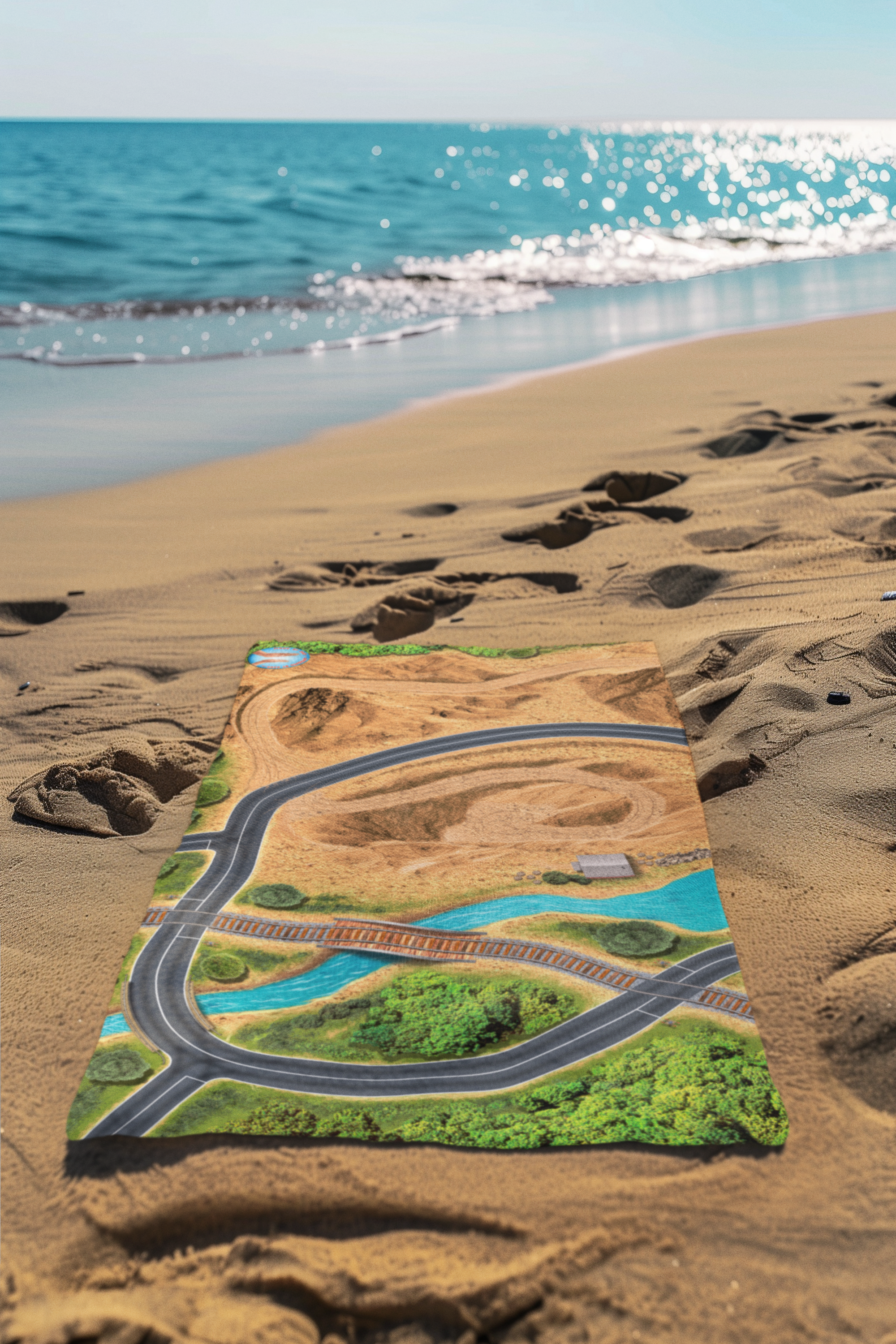 Towel-Pal™ at Mining at the Beach (37"x22")