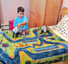 Load image into Gallery viewer, Rustic Soho, Ultimate Racetrack (Throw or Twin XL)