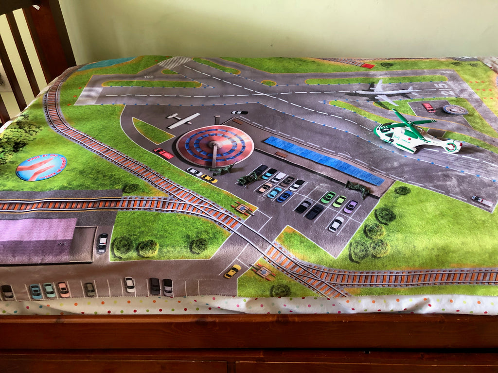 Play Sleep and Go - Planes and Trains at the Terminals (Baby, 30"x40")