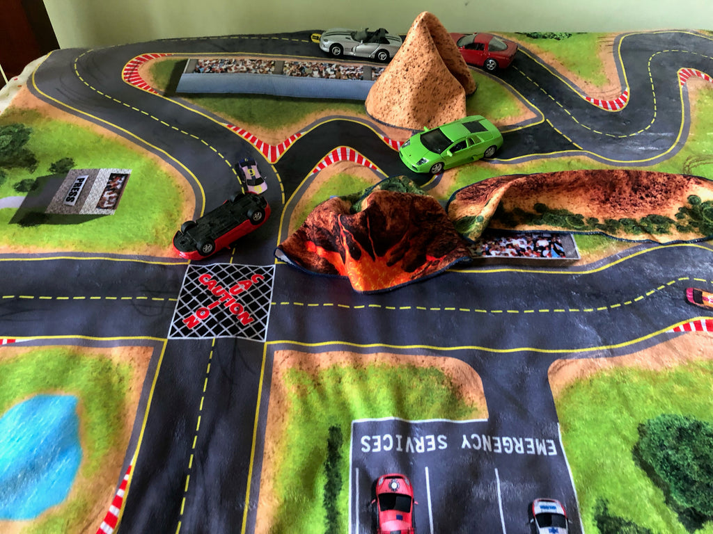 Rustic Soho, Ultimate Racetrack (Throw or Twin XL)