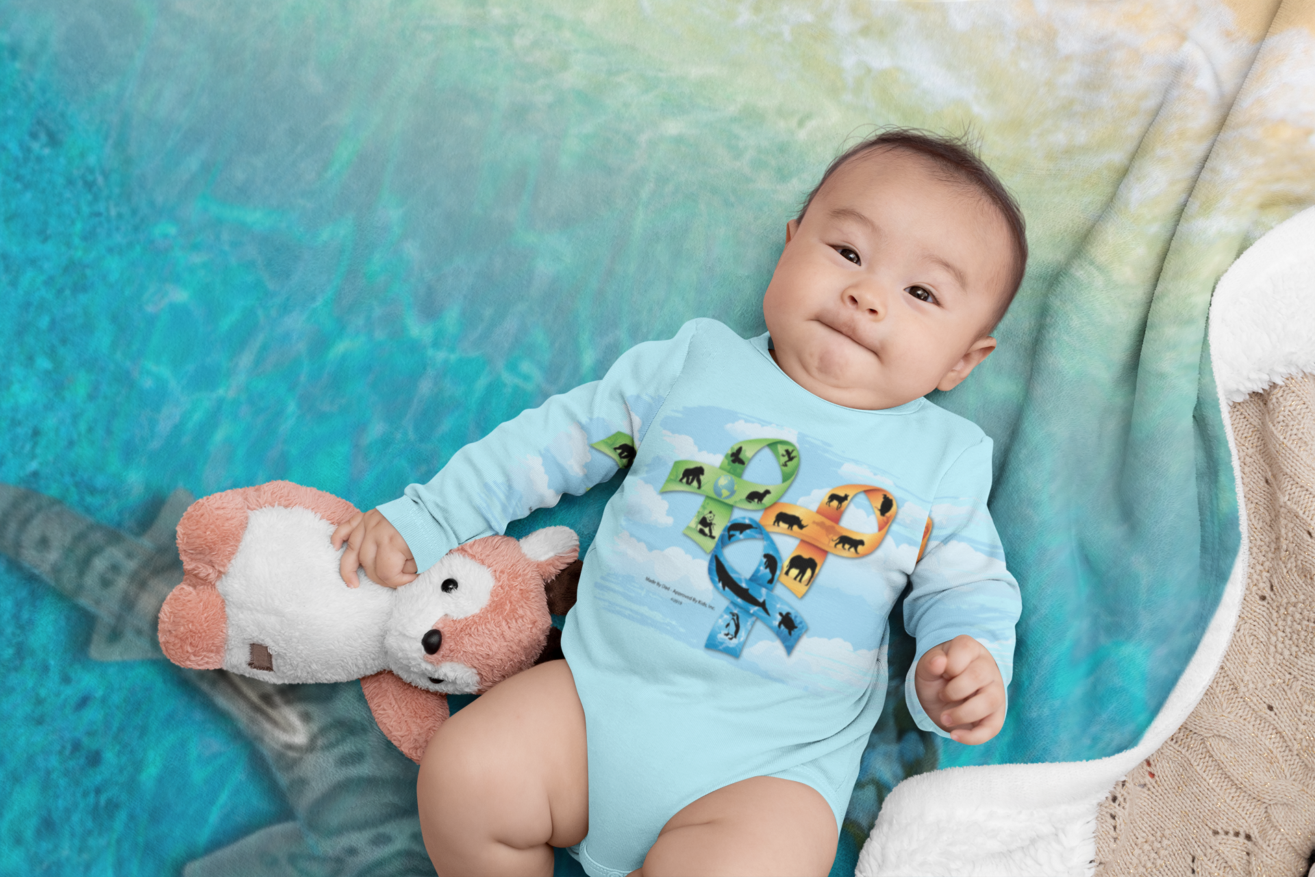 Play Sleep and Go - Hawaiian Coral Reef (Baby, 30"x40")