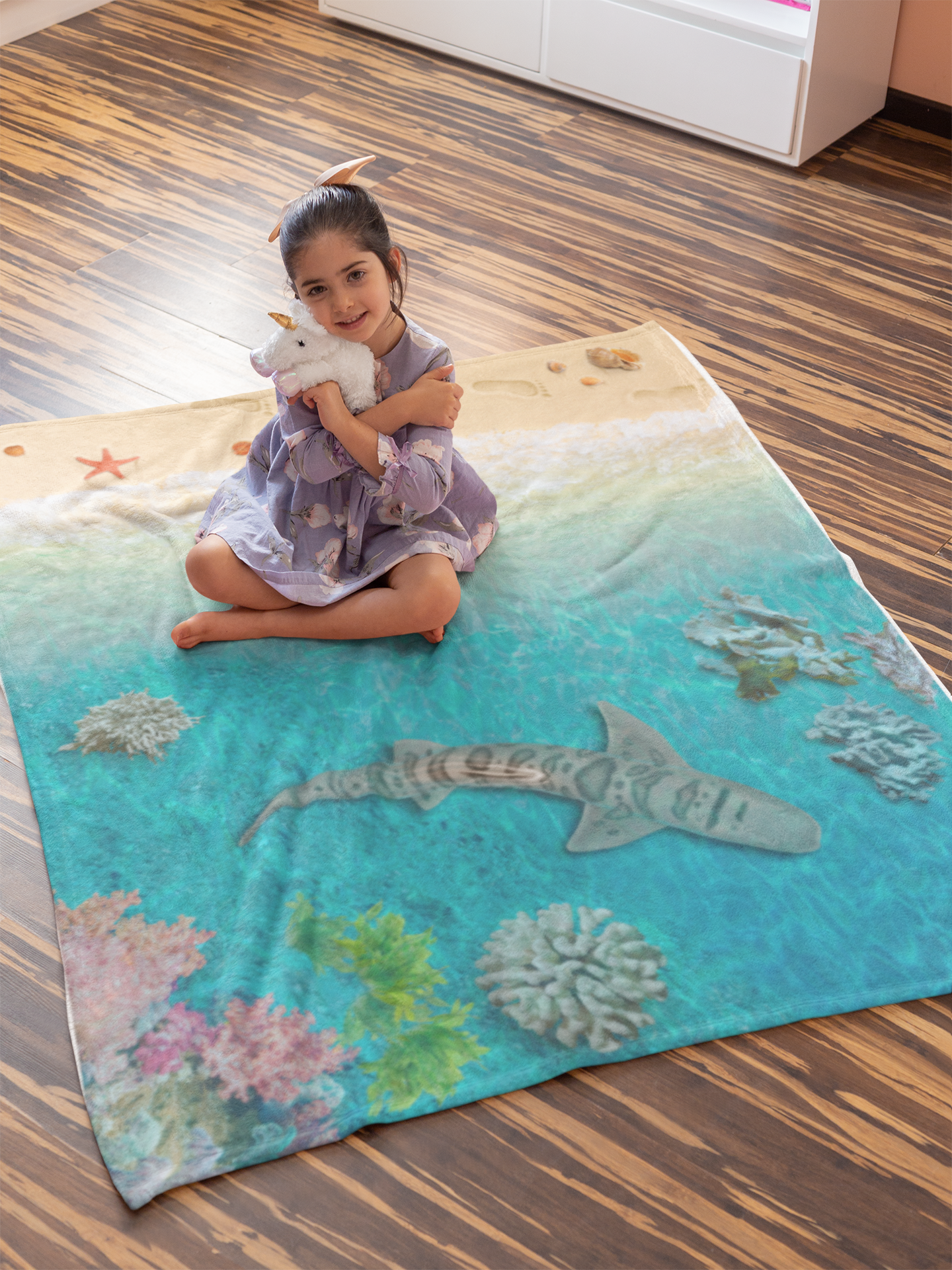 Rustic Soho - Hawaiian Coral Reef (Throw or Twin XL)